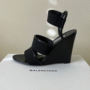 Balenciaga black sandals